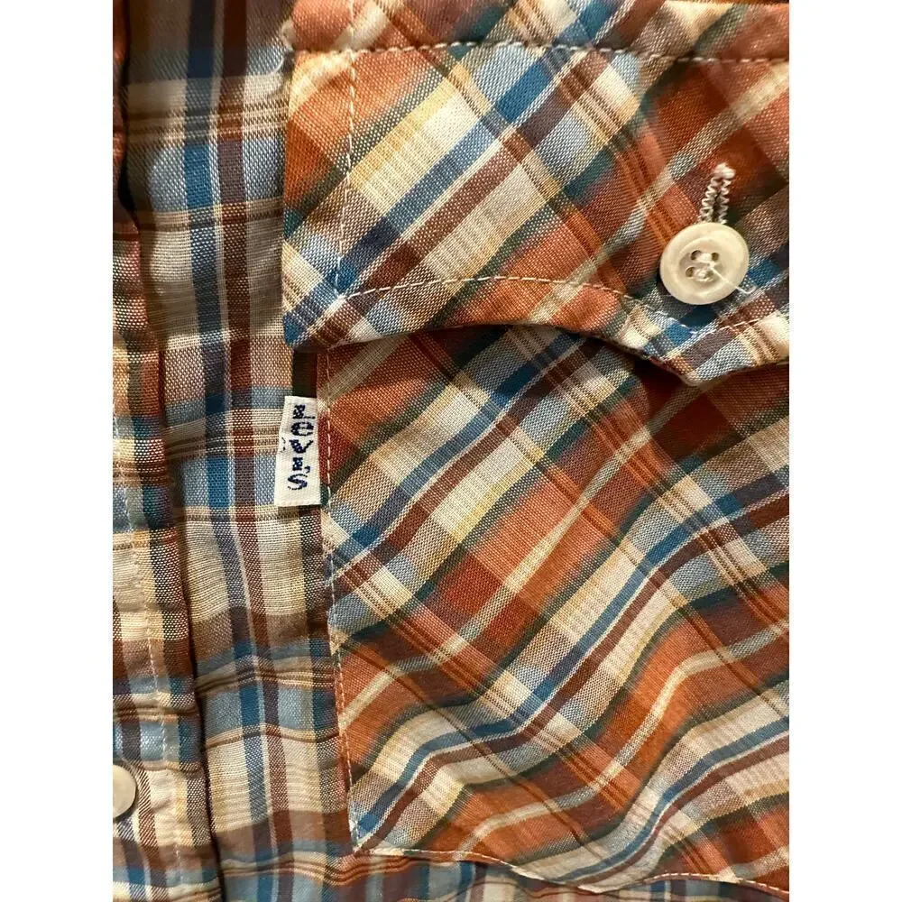 Vintage Levi's Strauss & Co. 1980 USA Olympic Games Button Up Shirt Size M